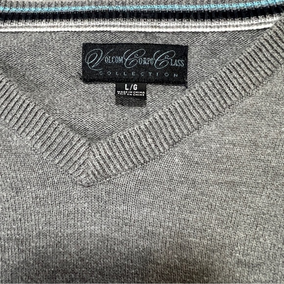 Men’s Volcom V neck sweater size large - Picture 2 of 5